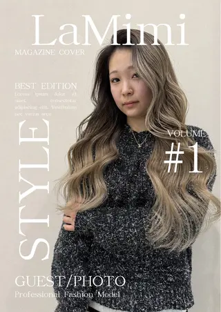ロング カラー La Mimiのヘアスタイル