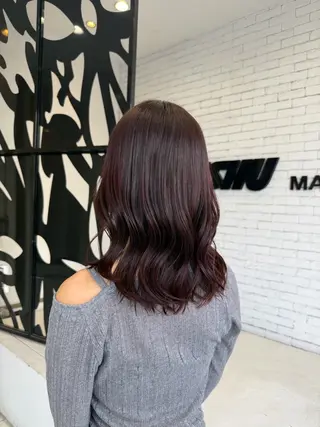 ミディアム 平野 莉瑚のヘアスタイル