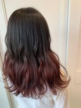 セミロング 坂 瑞希のヘアスタイル