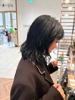ミディアム パーマ noto mitsukiのヘアスタイル