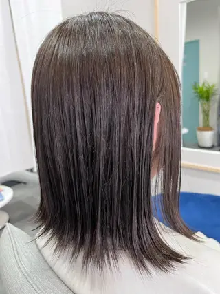 ミディアム カラー liL hair サトウリョウタのヘアスタイル
