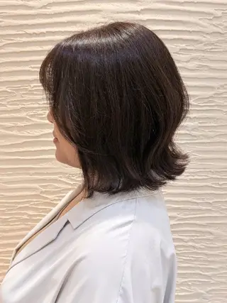 ミディアム 鎌田 流沙奈のヘアスタイル