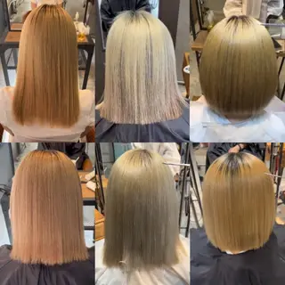 ブリーチ矯正美髪矯正 ✨オオエタクミのヘアスタイル