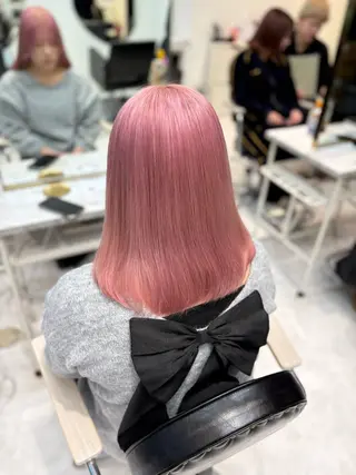 ロング カラー 色落ち綺麗🩰ハイ トーン🎀RINKAのヘアスタイル