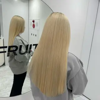 ロング 韓国ガーリー🤍ハイ トーン🤍Ayanaのヘアスタイル