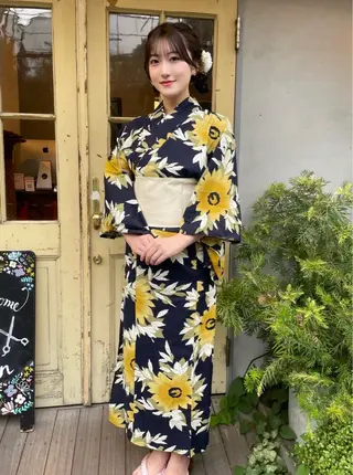 ヘアアレンジ KURIA‪‪/ブリ ーチ/ダブルカラーのヘアスタイル