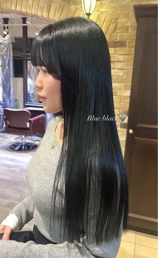 カラー Ly hair / nanoha🤍のヘアスタイル