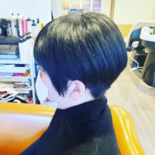 ショート カラー spa hair ark 富井直美のヘアスタイル