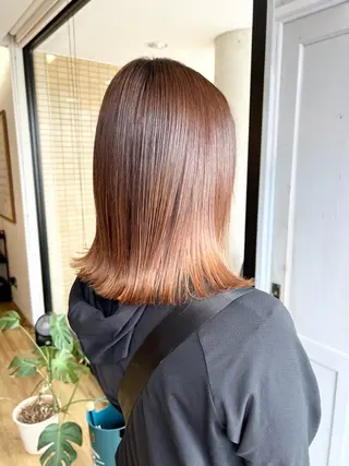 ミディアム 堀 望美のヘアスタイル