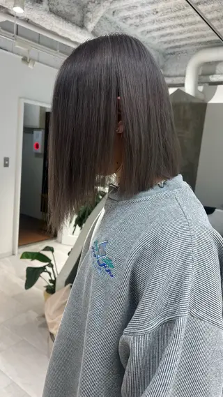 ミディアム Miyuu 『藤沢』のヘアスタイル