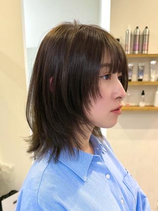 ミディアム カラー ERI/髪質改善矯正 newi町田のヘアスタイル