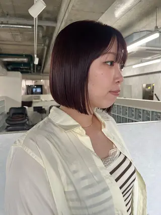 ミディアム カラー anon Loemのヘアスタイル