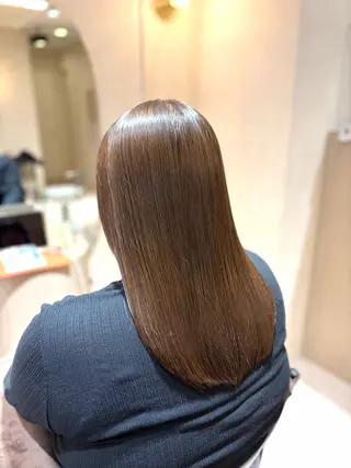 ロング カラー 菅原 渚のヘアスタイル