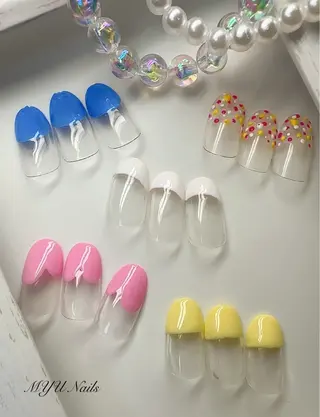 ネイル ニュアンスネイル🌈 MYU Nailsのネイルデザイン
