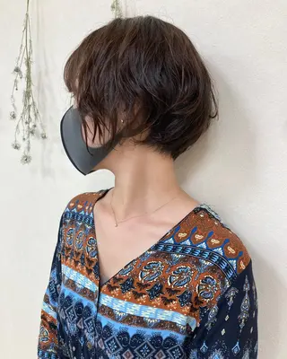 ショート パーマ 初めてのショート お任せください✂️のヘアスタイル