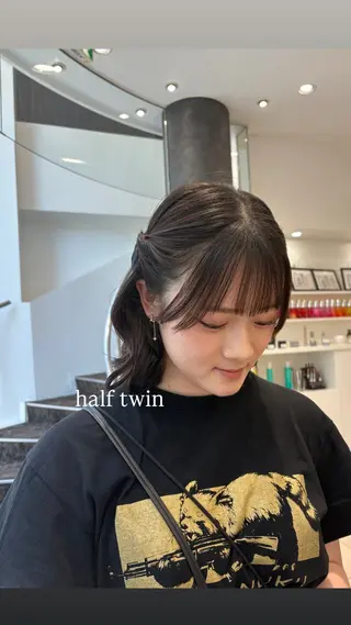 ヘアアレンジ BiBi 藪 菜月のヘアスタイル