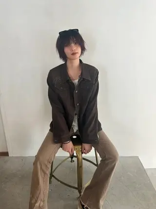 カラー かがやしづ ⭐️カラーモデルのヘアスタイル