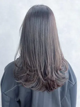 セミロング カラー パーマ ヘアアレンジ ITbyALBUM 浦和店のヘアスタイル