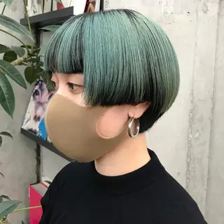 ショート カラー ✂︎ウルフ・ショート ✂︎MIKUNIのヘアスタイル