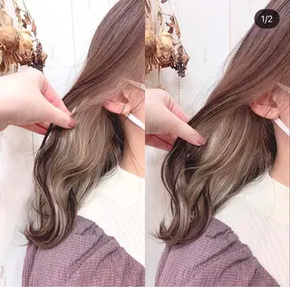 カラー 渋谷:インナーカラー ／🍒エリカ🍒のヘアスタイル