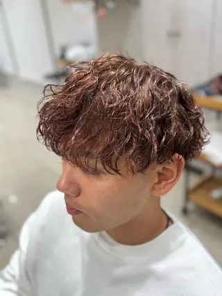 ショート パーマ メンズ 💠メンズ縮毛矯正 /パーマ💠林慶太のヘアスタイル