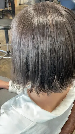 ショート カラー 似合わせ🩵悩んだら 💭KAE のヘアスタイル