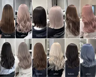 カラー 🎀髪質改善ブリーチ レイヤー🎀ケンシンのヘアスタイル