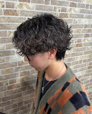 パーマ メンズ メンズパーマ特化 店長望月謙二郎のヘアスタイル