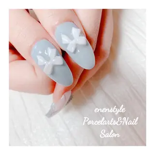 ミディアム ネイル 🐾enen style 🐾のネイルデザイン
