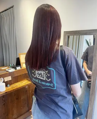 セミロング カラー 上品な暖色/丸みボブ Chie🪷のヘアスタイル