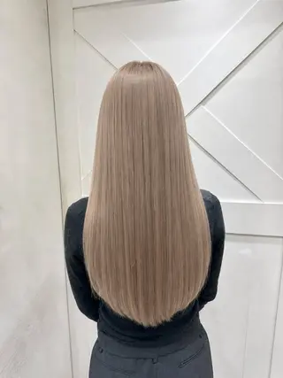 ロング カラー 横浜/ミルクティー カラー🤍みうのヘアスタイル