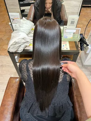ロング クセ/うねり改善/ 縮毛矯正🫧ゆりのヘアスタイル