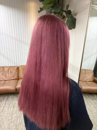 ロング しの/酸性ストレート /カラーのヘアスタイル