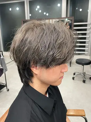 カラー メンズ メンズモテパーマ💙 fuwaのヘアスタイル