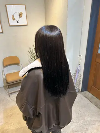 ミディアム 池田 味優のヘアスタイル
