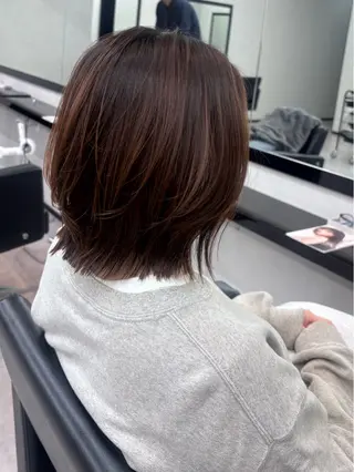 ミディアム 福島 あいりのヘアスタイル
