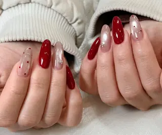 ネイル 🎀PG🩵 ネイルサロンのネイルデザイン