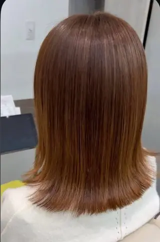 ミディアム 小沼 和香那のヘアスタイル