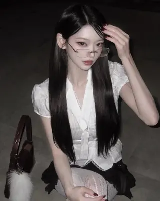 カラー 韓国風hair🖤 Maria🖤のヘアスタイル