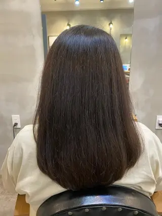セミロング 小山 奏良のヘアスタイル