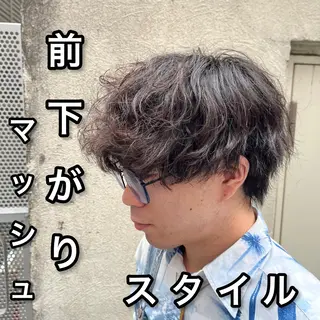 ミディアム パーマ メンズ 🏆メンズヘア特化 🥇代表りんぺーのヘアスタイル