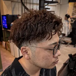 ショート パーマ メンズ 立川メンズカット/ メンズパーマ💈三上のヘアスタイル