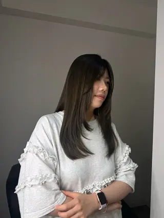 ロング カラー 大人な抜け感レイヤー remi🖤のヘアスタイル