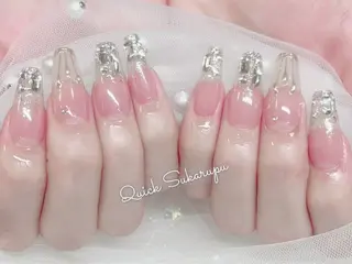 ロング Quick Sukarupuのネイルデザイン