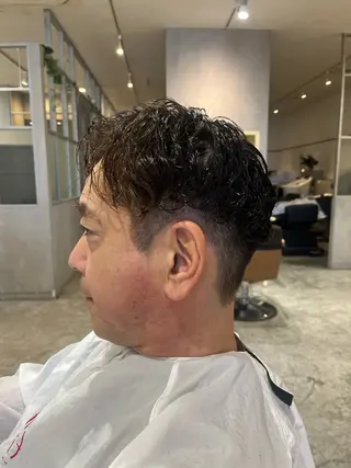 ショート パーマ メンズ 清水 men'sパーマ特化のヘアスタイル
