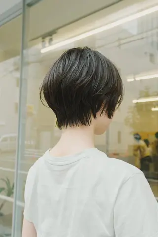 ショート 透明感艶カラー/ リュウジンキョウカのヘアスタイル