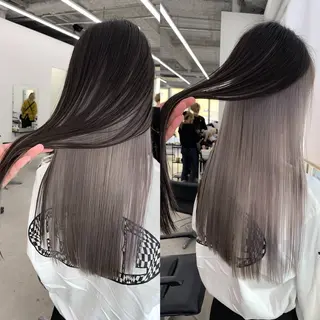 カラー 新美 蓮のヘアスタイル