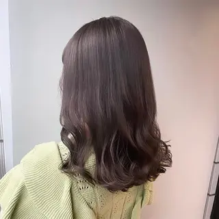 セミロング カラー 縮毛矯正WATARU 髪質改善　レイヤーのヘアスタイル