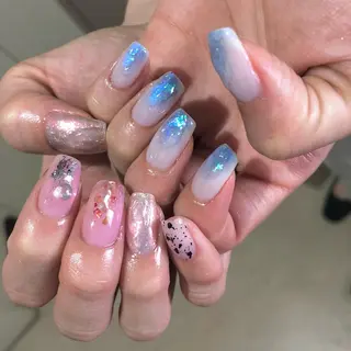 ネイル パラあり！フィルイン 美フォルムのネイルデザイン