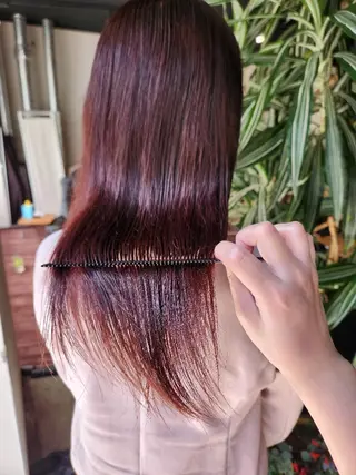 カラー ロング ハヤシ マユ ✂ 府中美容室のヘアスタイル